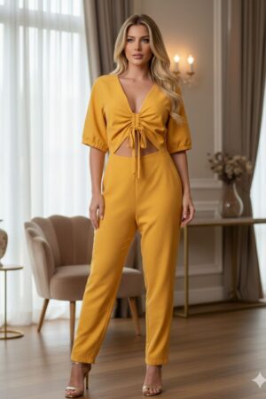 MACACÃO COM AJUSTE BUSTO